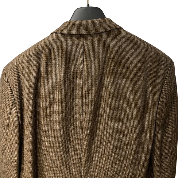 Men's 44L LAUREN RALPH LAUREN Lambs' Wool LELA Sport Coat Blazer Jacket Brown - Picture 8 of 16